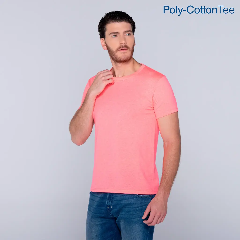 Men’s Crew Neck Short Sleeve T-Shirt · 50% Cotton 50% Polyester